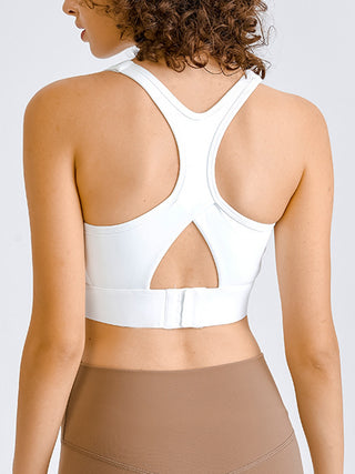 Millennia Double Take Square Neck Racerback Cropped Tank Trendsi