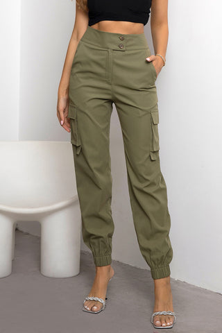 High Waist Cargo Pants Divacious