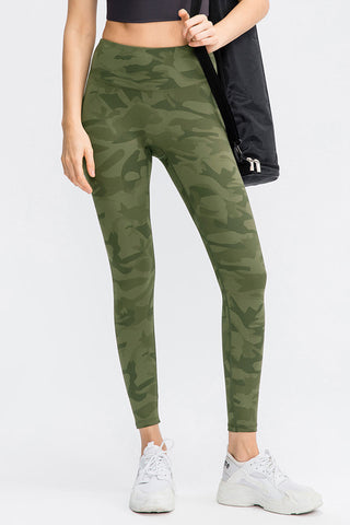 High Waist Active Leggings Trendsi