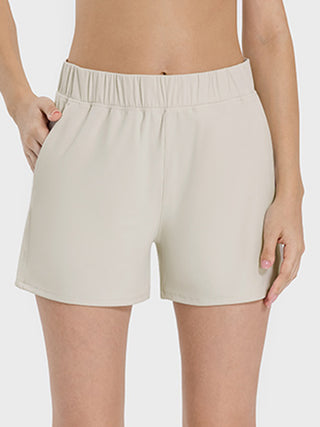 Millennia Elastic Waist Active Shorts Trendsi