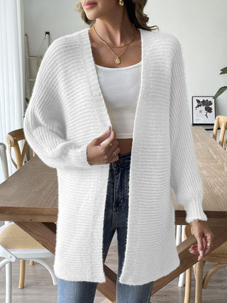 Open Front Long Sleeve Cardigan - Divacious