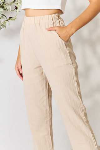 Pull-On Pants with Pockets Divacious