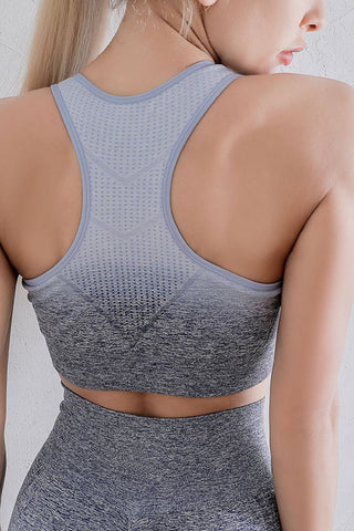 Gradient Racerback Sports Bra Trendsi