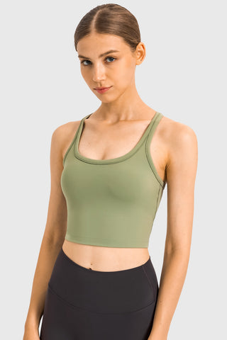 Millennia Racerback Sports Bra Trendsi