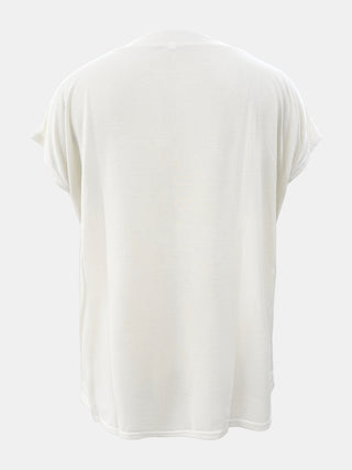 Full Size Round Neck Cap Sleeve T-Shirt Divacious