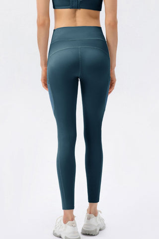 High Waist Slim Fit Long Sports Pants Trendsi