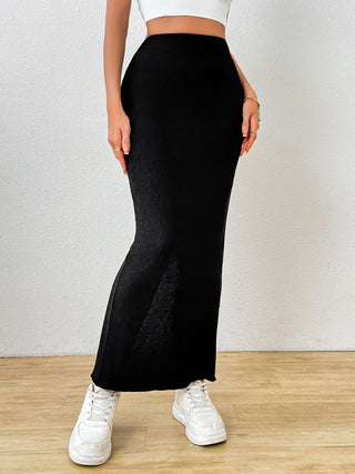 Slit Maxi Wrap Skirt Divacious