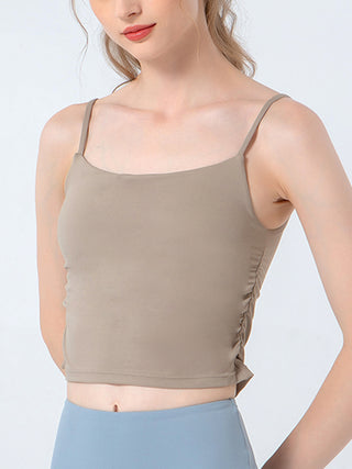 Ruched Sports Cami Trendsi