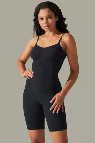 Spaghetti Strap Active Romper Divacious