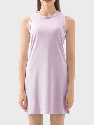 Millennia Round Neck Sleeveless Active Dress Trendsi