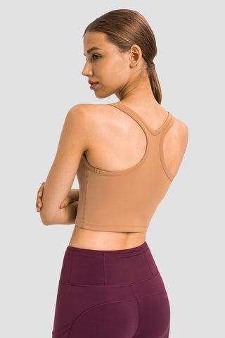 Millennia Racerback Sports Bra Trendsi