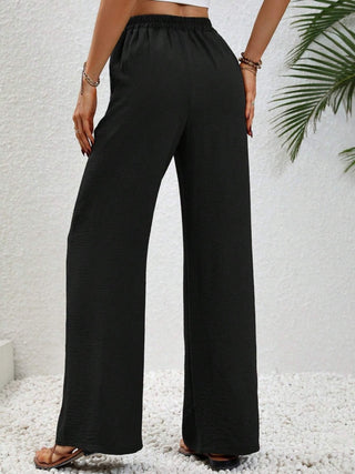 Wide Leg Drawstring Pants Divacious