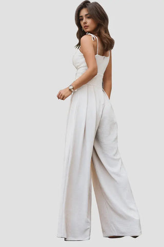 Spaghetti Strap Wide Leg Jumpsuit Divacious