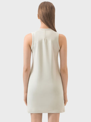 Millennia Round Neck Sleeveless Active Dress Trendsi