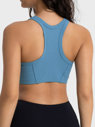 Millennia Wide Strap Cropped Sport Tank Trendsi