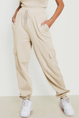 Drawstring Joggers with Pockets Divacious