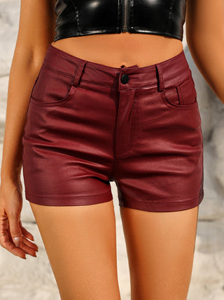 High Waist Shorts with Pockets Divacious