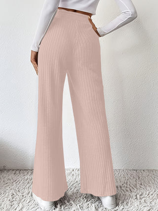 Ribbed High Waist Pants Divacious