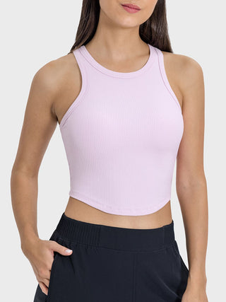 Millennia Round Neck Racerback Active Tank Trendsi