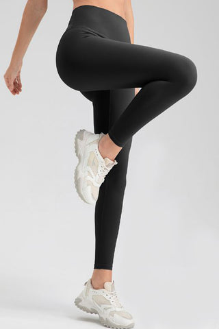 Wide Waistband Sport Leggings Trendsi