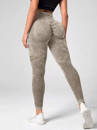 High Waist Active Pants Trendsi