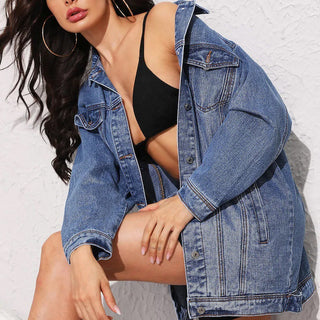 Long Sleeve Denim Jacket Divacious