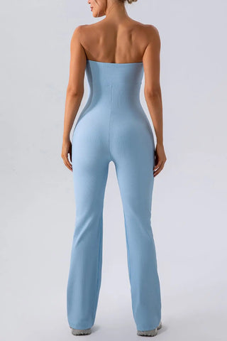 Sleeveless Straight Active Jumpsuit Divacious