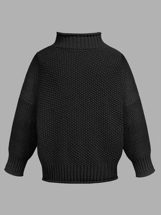 Turtleneck Long Sleeve Sweater Divacious