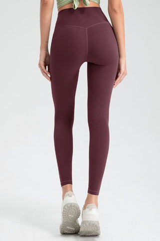 Wide Waistband High Waist Sport Leggings Trendsi