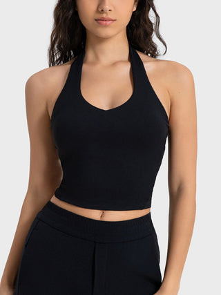 Millennia Cropped Sport Tank Trendsi