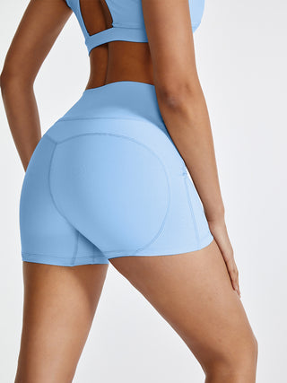 High Waist Active Shorts Trendsi