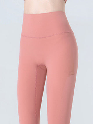 Wide Waistband Cropped Sports Leggings Trendsi