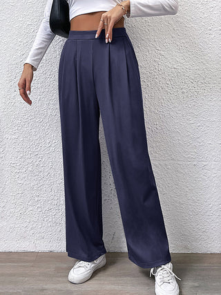 High Waist Straight Pants Divacious