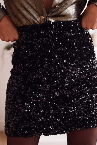 Sequin Mini Skirt Divacious