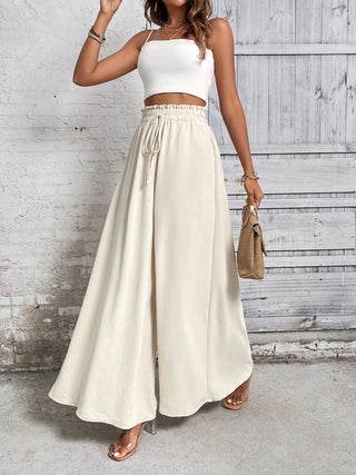 Tied High Waist Wide Leg Pants Divacious