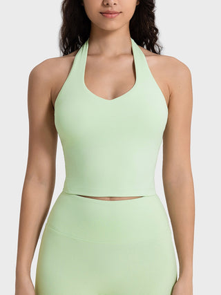 Millennia Cropped Sport Tank Trendsi