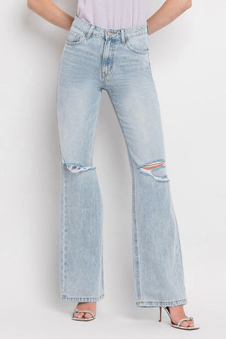 Vervet by Flying Monkey 90'S Vintage Super High Rise Flare Jeans Divacious