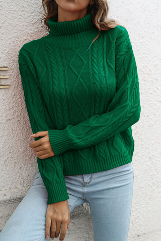 Turtleneck Long Sleeve Sweater Divacious