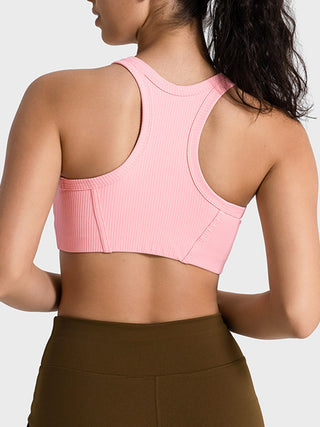 Millennia Wide Strap Cropped Sport Tank Trendsi