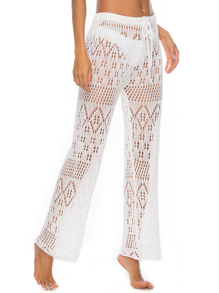 Cutout Straight Swim Pants Divacious