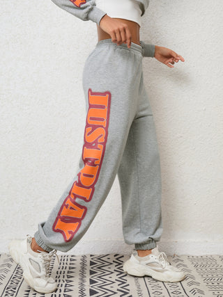 Cropped Sweatshirt and Sweatpants Set Trendsi