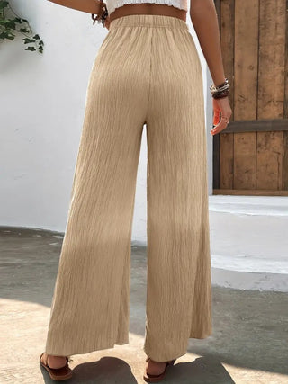 Full Size High Waist Wide Leg Pants Divacious