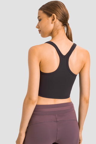 Millennia Racerback Sports Bra Trendsi