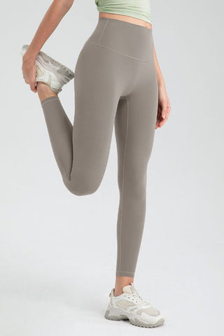 Wide Waistband High Waist Sport Leggings Trendsi