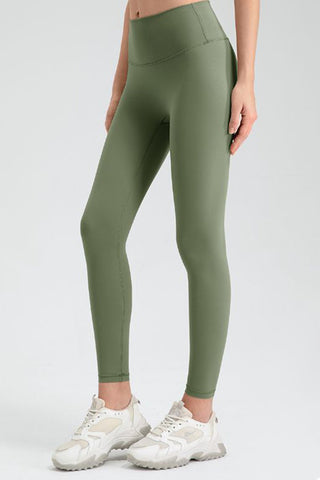 Wide Waistband Sport Leggings Trendsi