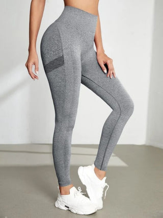 High Waist Active Leggings Trendsi