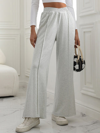 V-Waist Wide Leg Pants Divacious