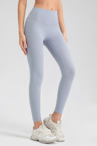 Wide Waistband Sport Leggings Trendsi