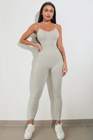 Adjustable Spaghetti Strap Jumpsuit Divacious