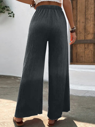 Full Size High Waist Wide Leg Pants Divacious